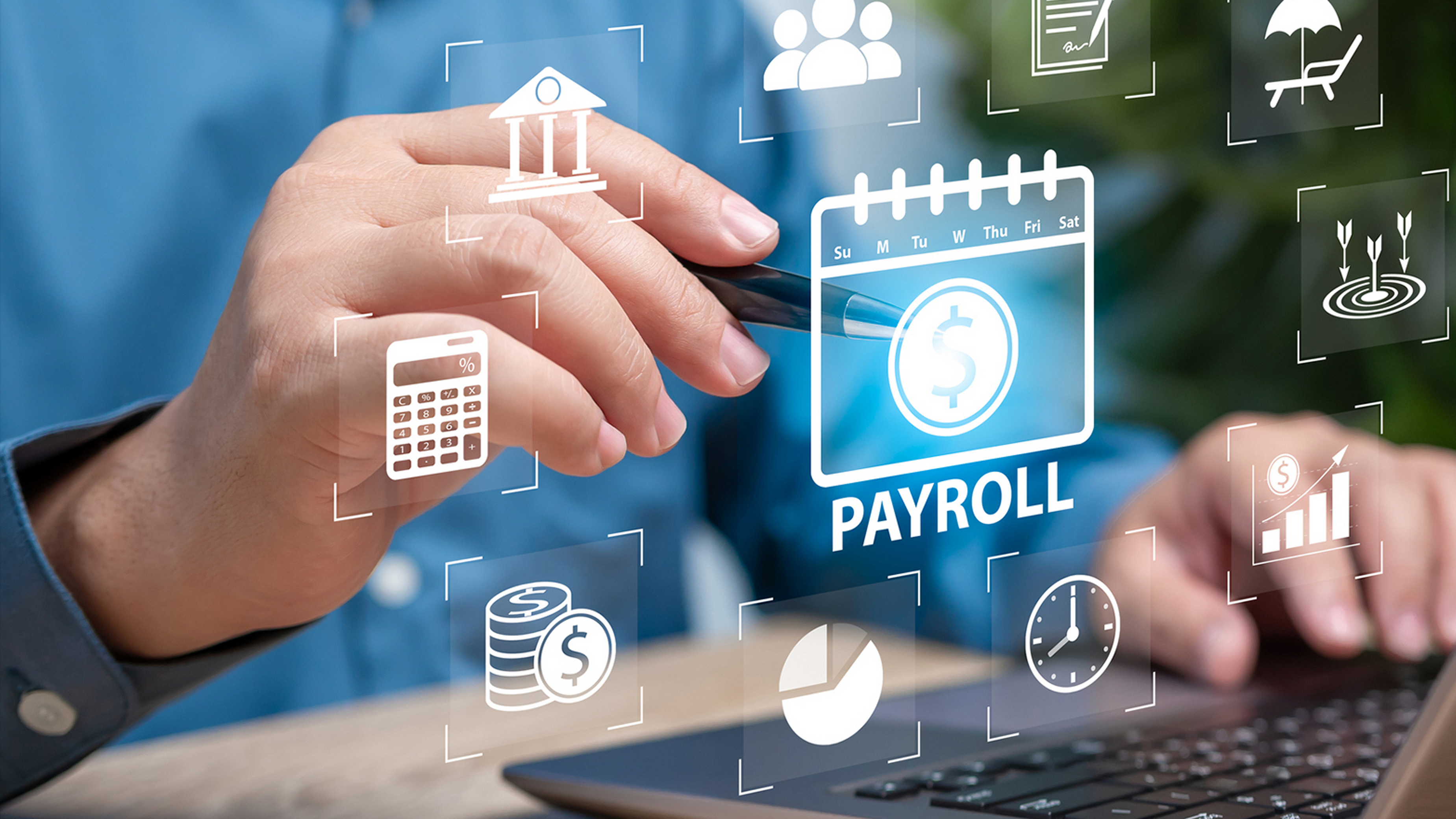 Payroll management at workstation